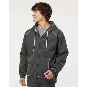 Extra Heavy Full-Zip Hooded Sweatshirt - KP8017