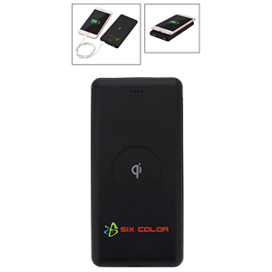 UL Certified Qi Ring Wireless Charger & Power Bank