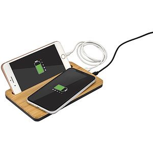 5W Bamboo Desktop Wireless Charger