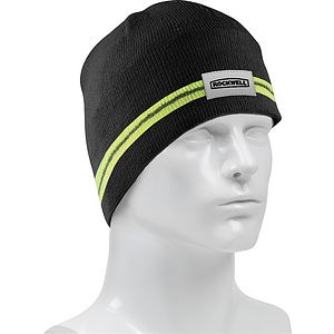 Winter Beanie with Reflective Stripe