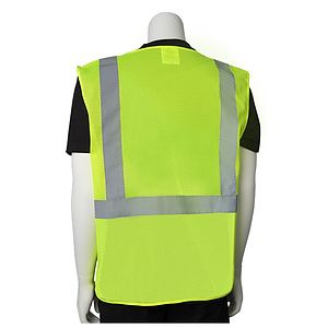 Five Pocket Black Bottom Front Value Mesh Vest