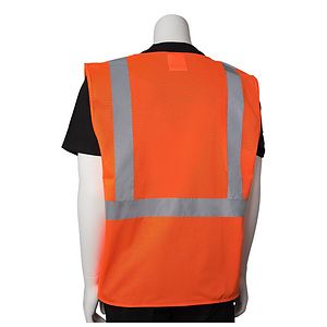 Five Pocket Black Bottom Front Value Mesh Vest