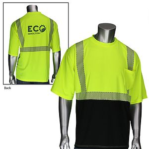 Class 2 Short Sleeve Black Bottom Front T-Shirt