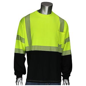 Class 3 Long Sleeve Black Bottom Front T-Shirt