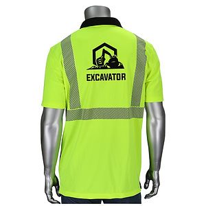 Class 2 Polo Shirt with Black Bottom Front