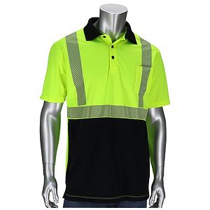Class 2 Polo Shirt with Black Bottom Front