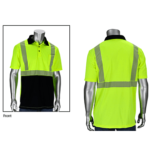 Class 2 Polo Shirt with Black Bottom Front