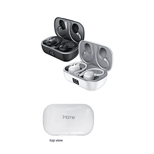 iHome® XT-82 True Wireless Earbuds & Charger Case