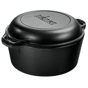 Lodge® 5 Qt Cast Iron Double Dutch Oven