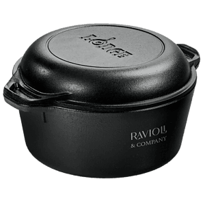 Lodge® 5 Qt Cast Iron Double Dutch Oven
