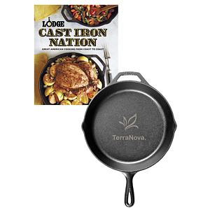 Lodge® 10.25" Cast Iron / Nation Cookbook Gift Set