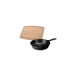 Lodge® 8" Skillet/12" Arch Cutting Board Gift Set