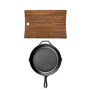 Lodge® 10.25" Cast Iron / Woodland Board Gift Set