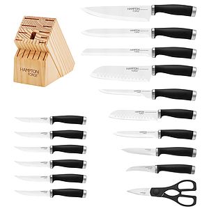 Hampton Forge® Epicure 17 Piece Cutlery Block Set