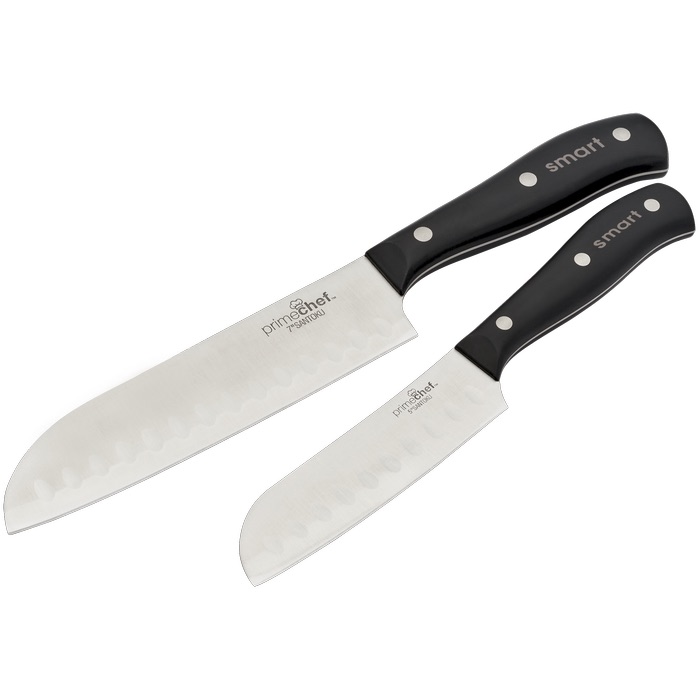 Prime chef triple rivet 2 piece santoku set Brandextenders
