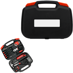 Tool Set with Bi-Fold Carrying Case