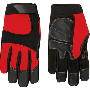 Synthetic Leather Palm Mechanic Style Glove