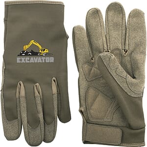 Touchscreen Tips & Synthetic Leather Palm Gloves