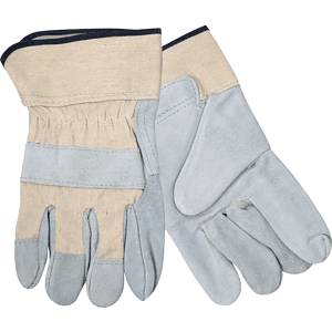 Split Leather Glove w/Safety Cuffs