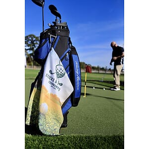 Microfiber Waffle Small Golf Towel 1.8 lb/doz