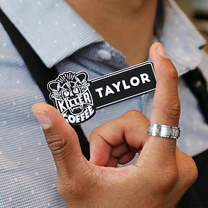 Die-Cut Badges