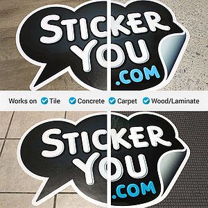 Floor Decal for Smooth / Carpet Surfaces