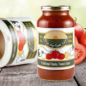 Roll Labels (Glossy - Permanent)