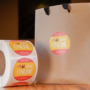Roll Labels (Semi-Gloss - Permanent)(Eco-Safe)