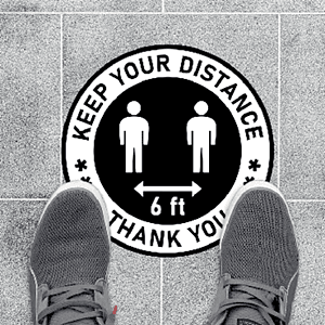 Floor Decal for Smooth / Carpet Surfaces
