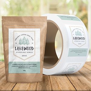 Roll Labels (Semi-Gloss - Permanent)(Eco-Safe)