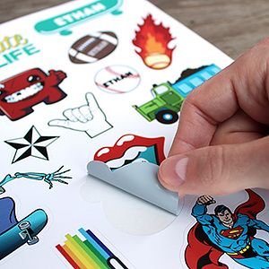 White Vinyl Sticker Pages (Glossy - Permanent)