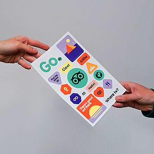 White Vinyl Sticker Pages (Matte - Removable)