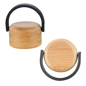 Volker 24 oz. Aluminum Bottle w/Bamboo Lid