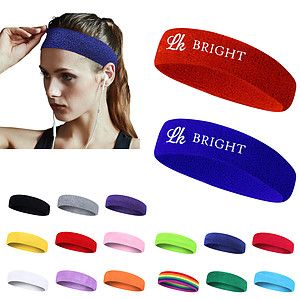 Terry Cotton Headband Sweatband