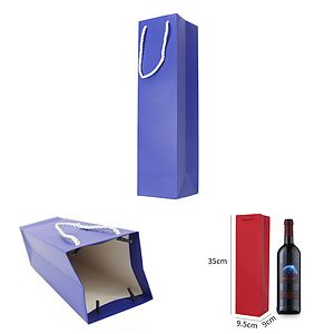 Single BottleWine Tote Paper Bag