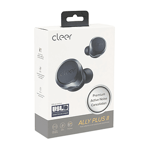 Cleer Audio Ally Plus II True Wireless Noise-Cancellation Bluetooth Earbuds