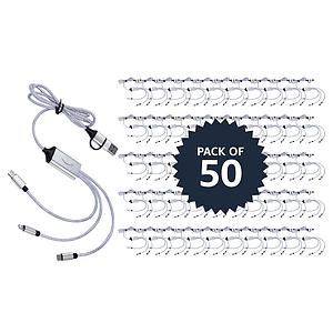 Traverse 3-in-1 Charging Cable (Pack of 50)
