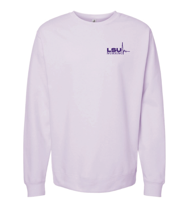 Building Crewneck Sweatshirt - Lavender