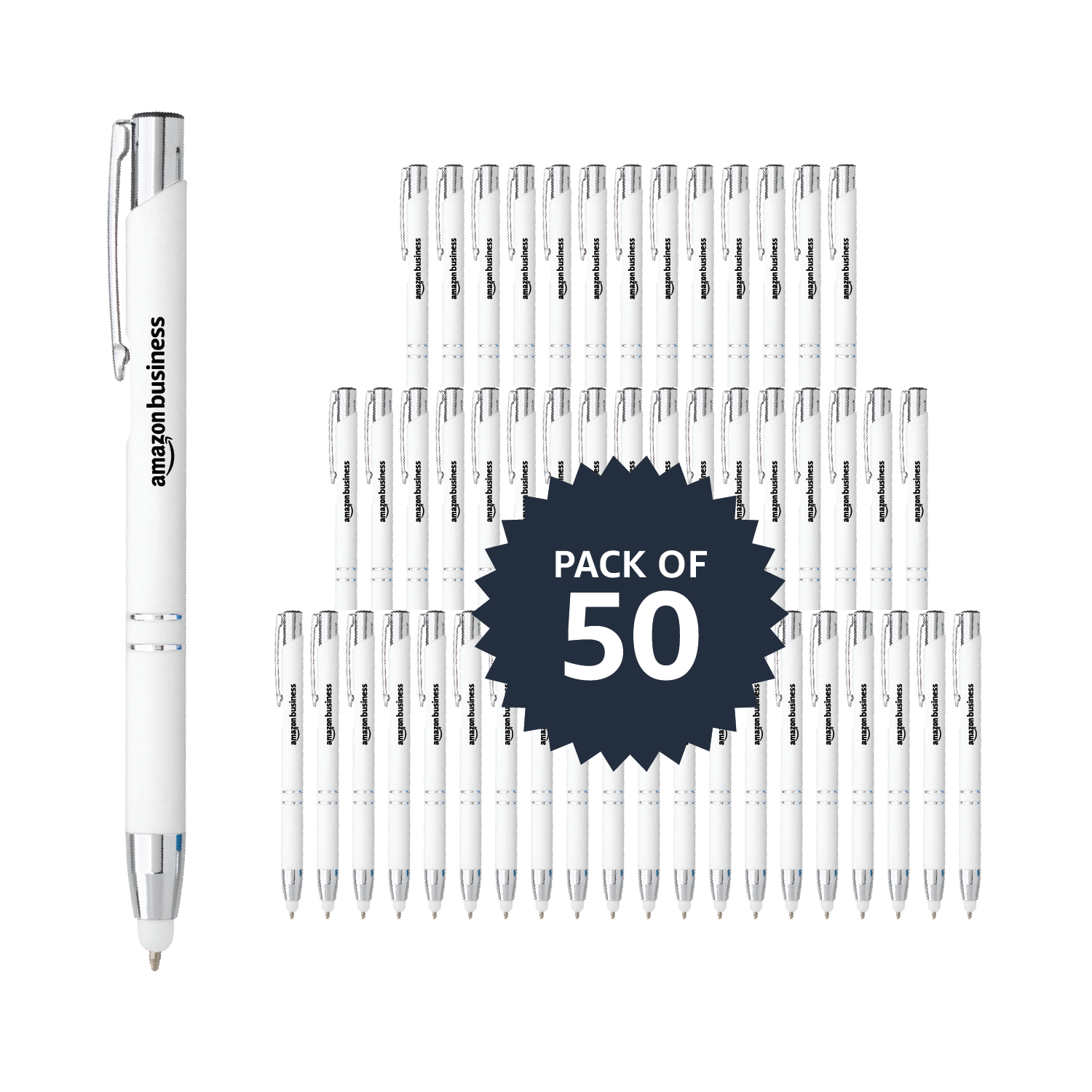 White Stylus Pen (Pack of 50)