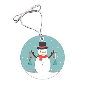 5D 3" Round Ornament