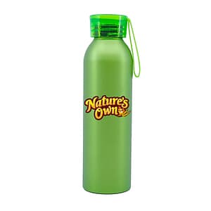 20 Oz. Aluminum Bottle With Silicone Carrying Strap