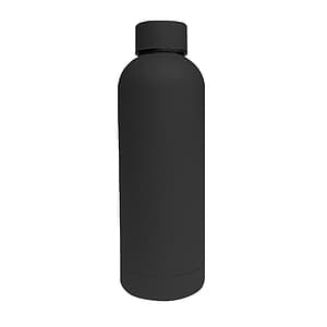 17 oz Double Wall Stainless Steel Bottle With A Rubberized Finish