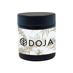 3 oz Solid Black Glass Jar