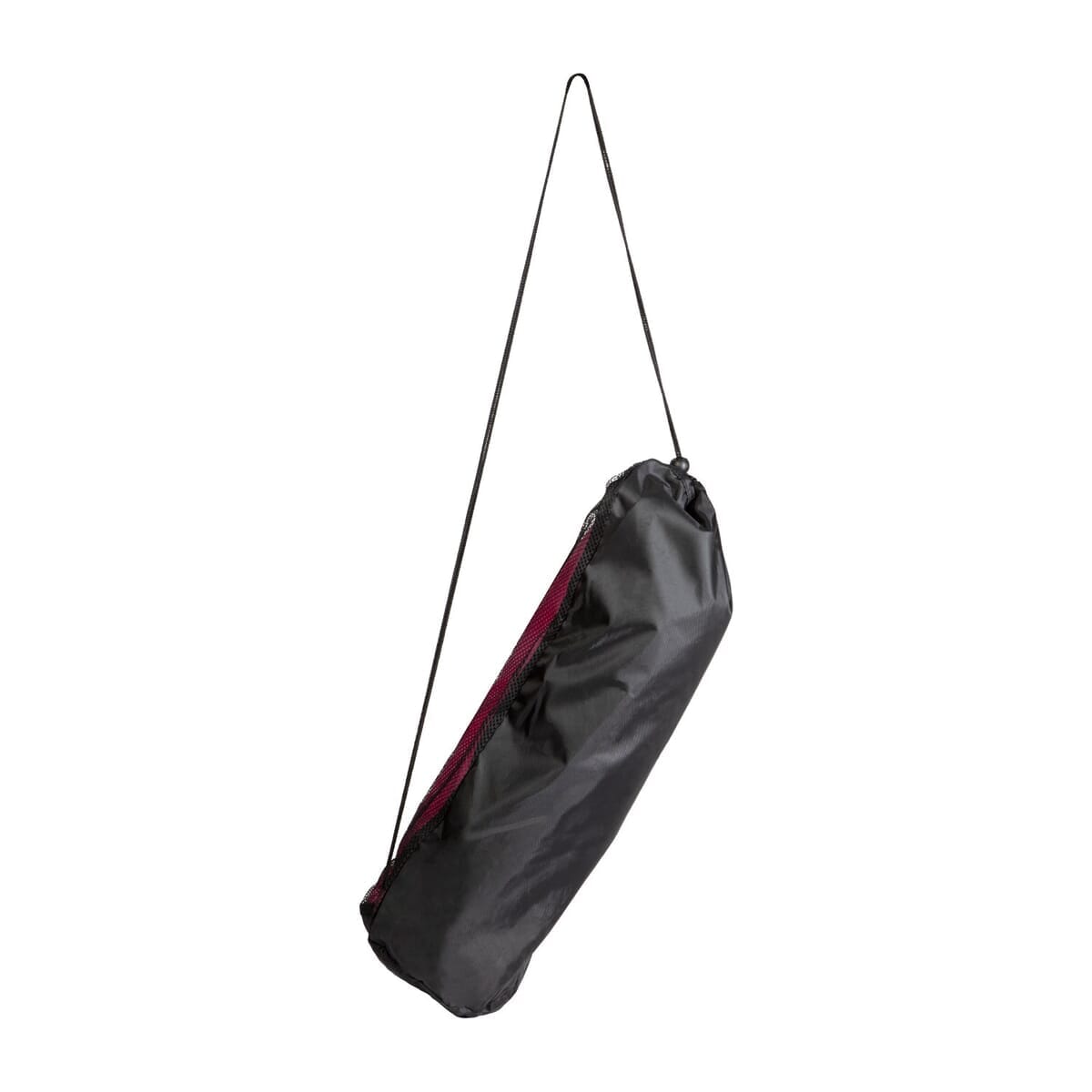 Drawstring mesh beach bag