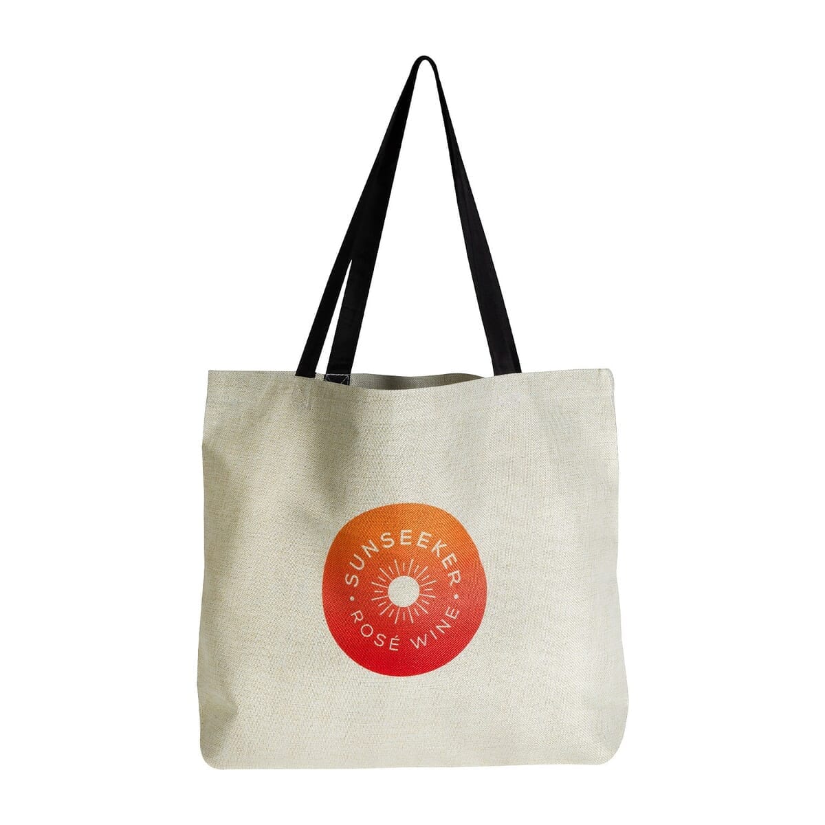 Burlap Beach Bag