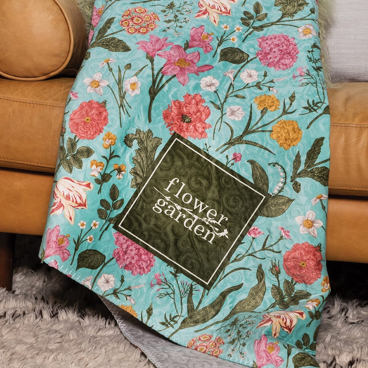 Oversized Sublimated Quilted Blanket