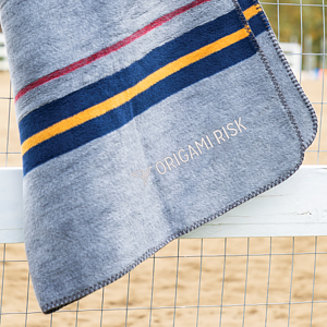 Chalet Stripe Blanket Made of 58% Recycled Cotton