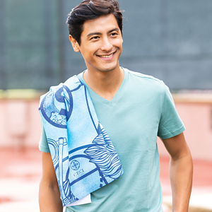Oversized Subli Waffle Fitness Towel