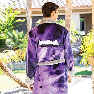 Sublimated Shawl Collar Robe LXL (Not Sewn)