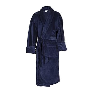 Terry Velour Shawl Collar Robe